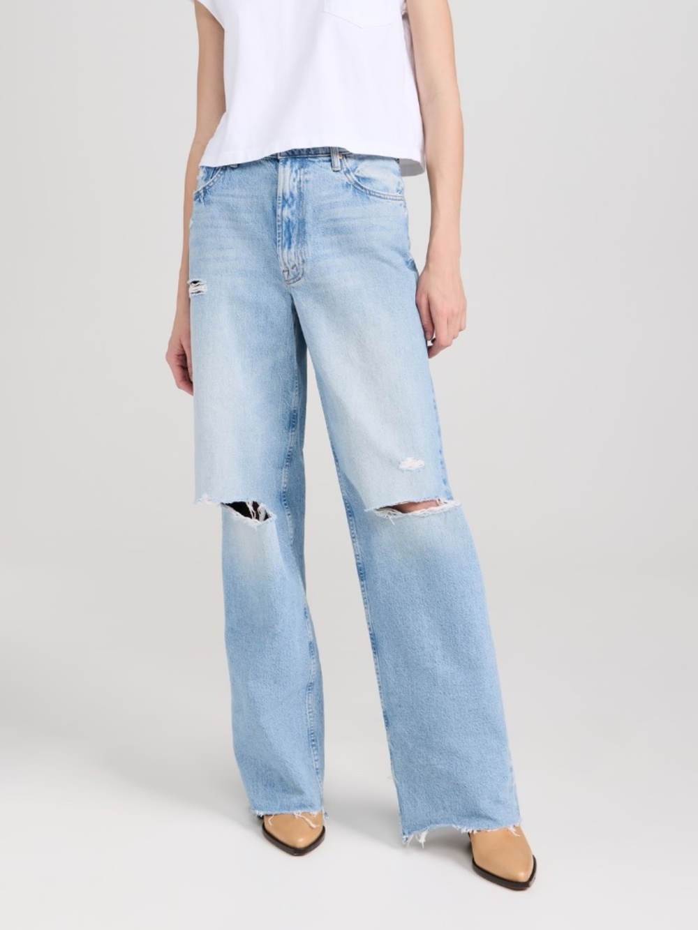 NWT Mother High Waisted Spinner Zip Heel Chew in Rollin' Around Sz 27 Rare Find!